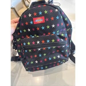Dickies Brand Mini Black Backpack Polyester 9x7x4 Flaw